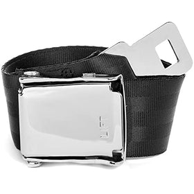 Mirone black universal extender mounted on airline seat for compatibility