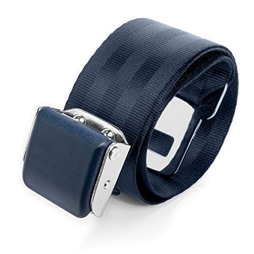 Mirone lifestyle traveler using extender aboard plane for secure fit