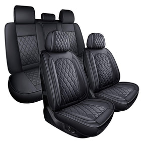 MIROZO front seat full set installed, protects seats and upgrades look