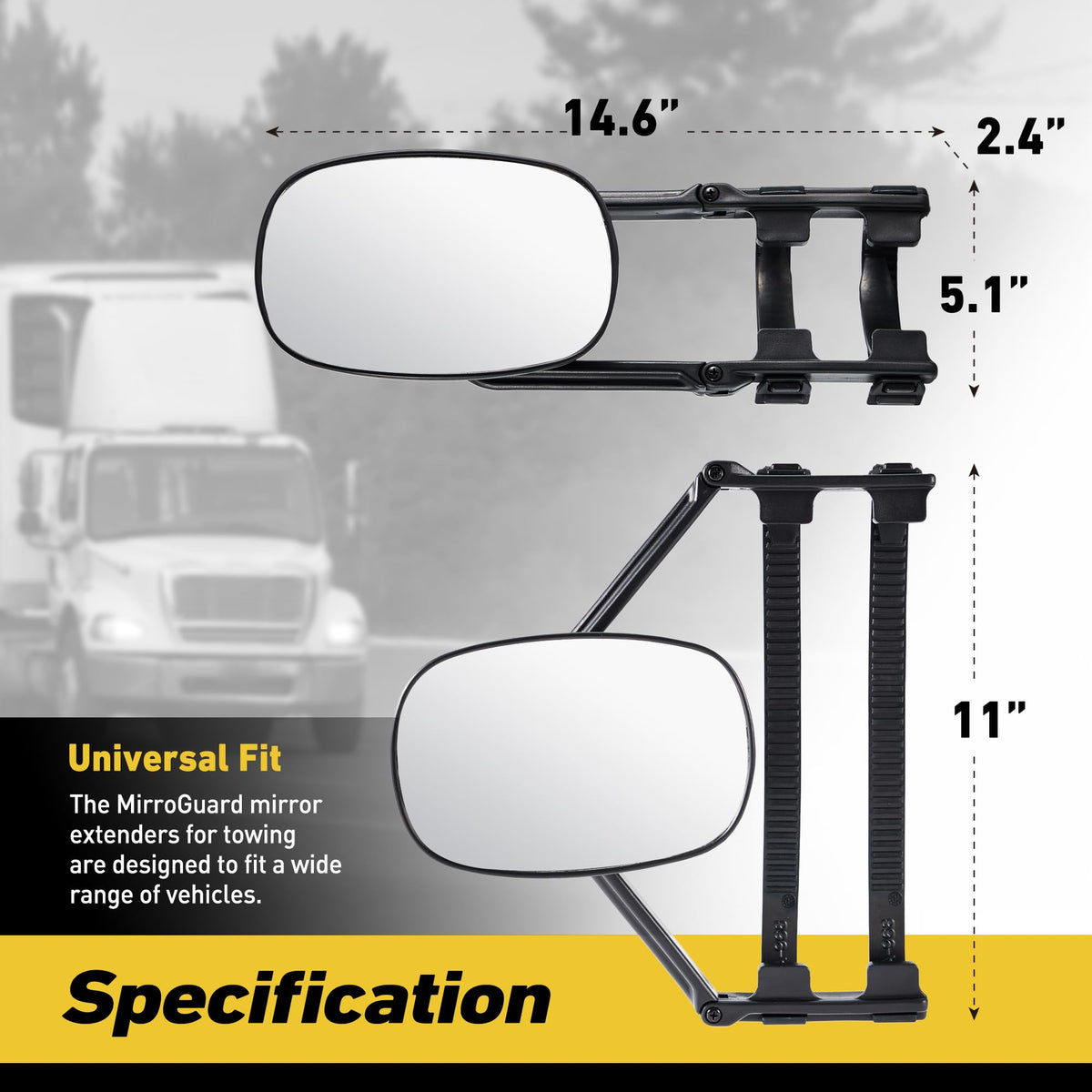 MirroGuard HA968 in rainy conditions showing weather-resistant durability