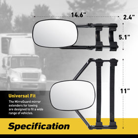 MirroGuard HA968 in rainy conditions showing weather-resistant durability