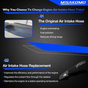 Misakomo close-up of hose connection ends showing secure clamps and leak prevention benefit
