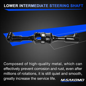 Misakomo shaft surface showing corrosion-resistant finish to prevent rust and extend service life