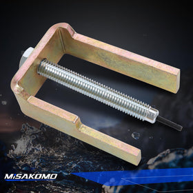 Misakomo tool beside 3/4 inch wrench showing compact size and portability benefit
