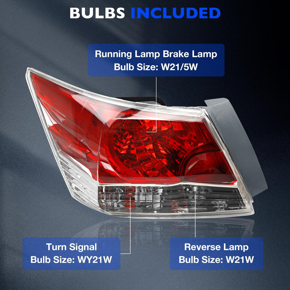 Misakomo tail light installed on Honda Accord demonstrating exact OEM alignment