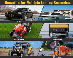 MISFANS pump in use refueling a generator, speeds up chores