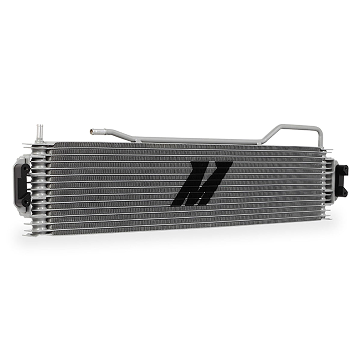 Mishimoto front view of cooler showing direct-fit mounting and improved cooling
