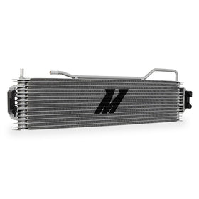 Mishimoto front view of cooler showing direct-fit mounting and improved cooling