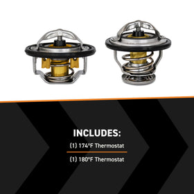 Mishimoto boxed thermostat packaging and label ensuring correct model benefit