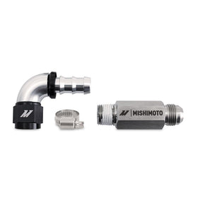 Mishimoto front view of top heater hose upgrade showing durable components and improved reliability