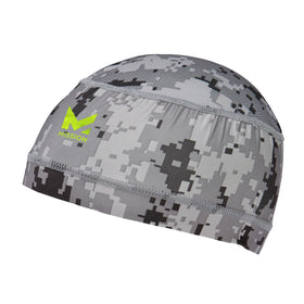 MISSION front view of digital camo cooling liner showing sleek profile and compact fit