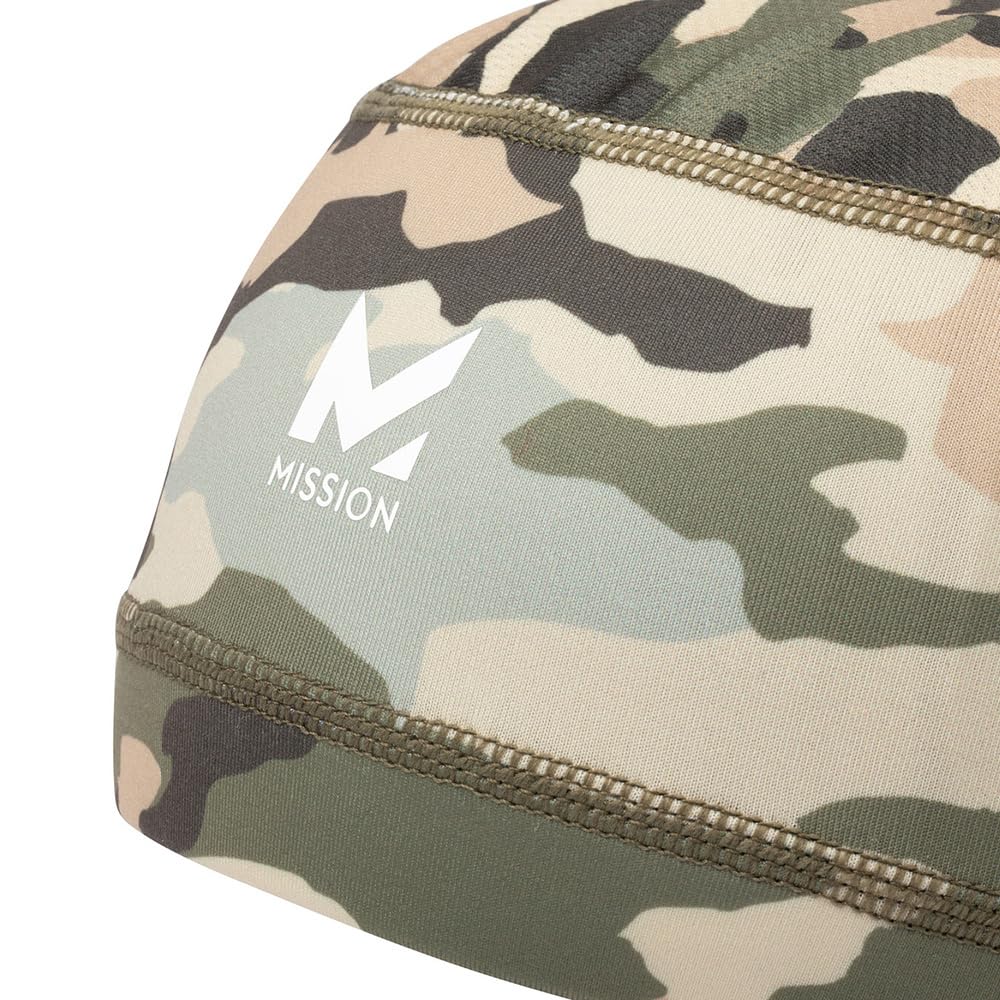MISSION liner mesh crown close-up for breathability and cooling benefit