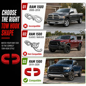 MITANLUXI installed on Ram front bumper improving appearance