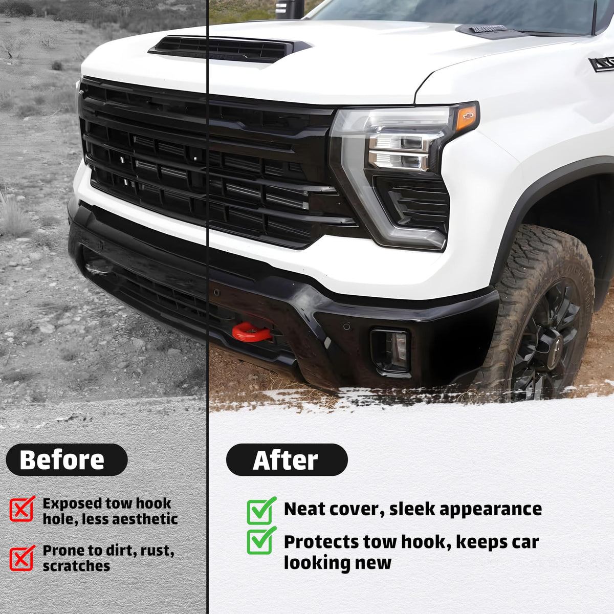 MITANLUXI installed passenger side close view showing protection from road debris