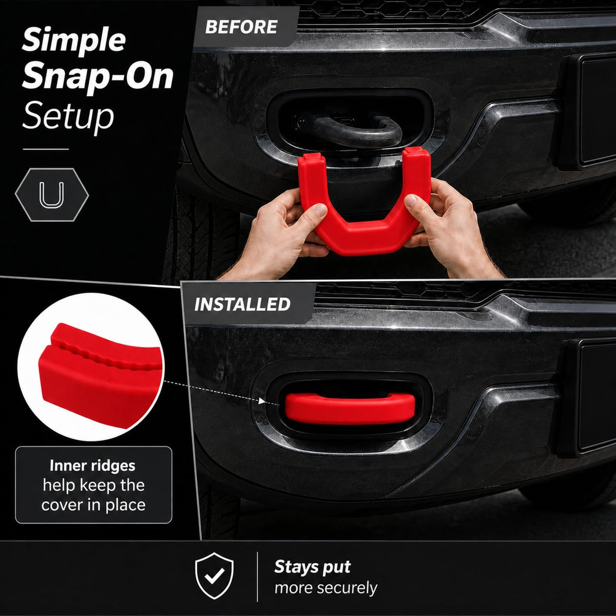 MITANLUXI side profile red accent enhancing truck front look