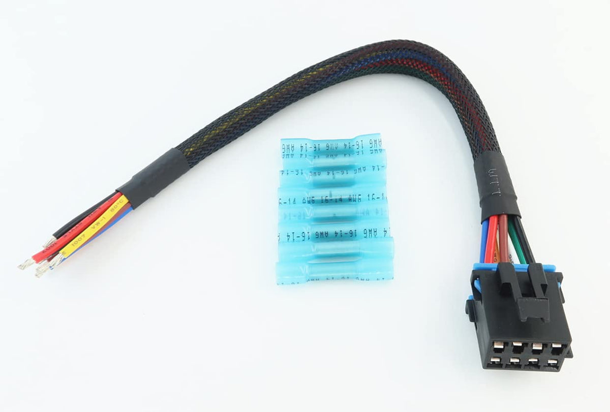 MITOB image of wiring color codes aiding correct plug orientation and hookup