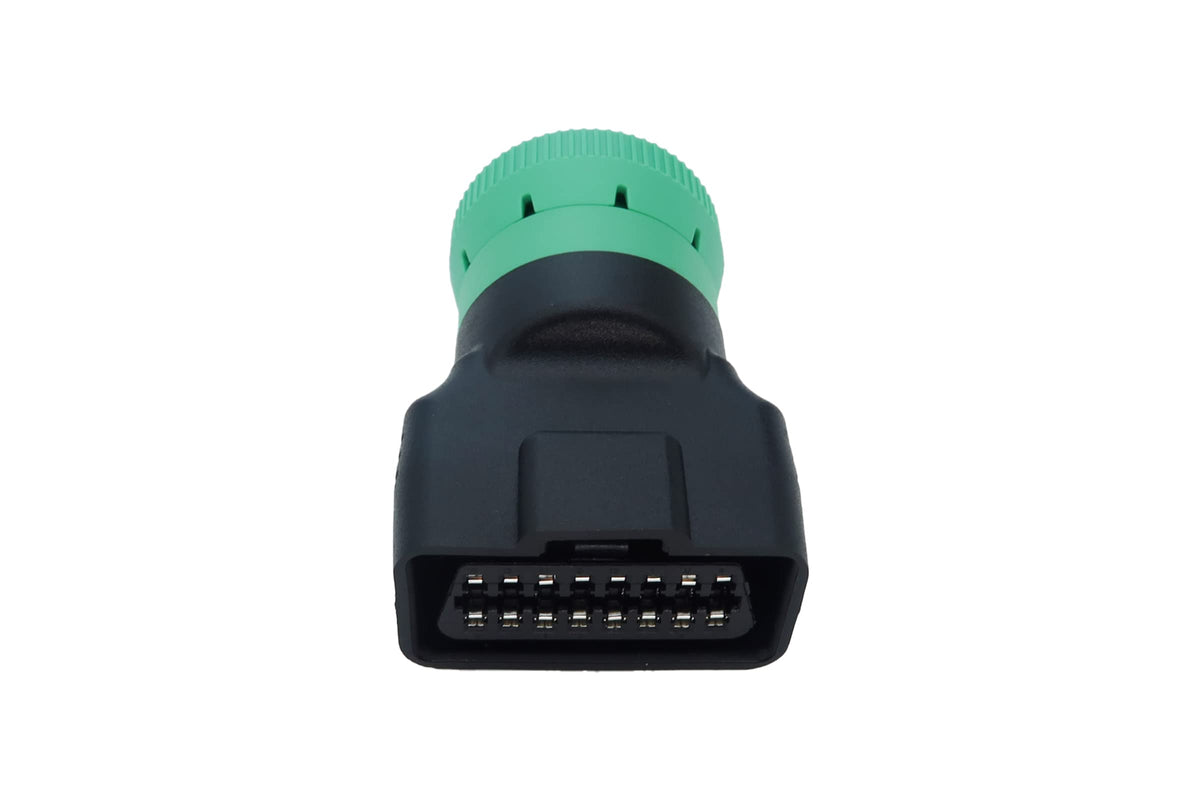 MITOB adapter plugged into a truck dashboard demonstrating quick in-vehicle use