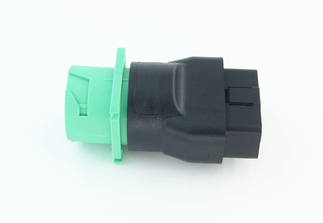 MITOB adapter plugged into a vehicle OBD port demonstrating quick installation advantage