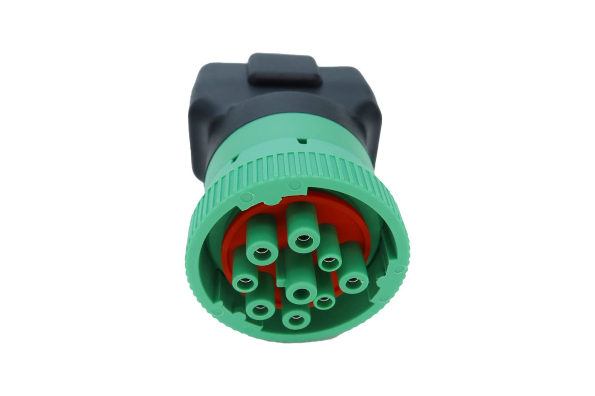MITOB adapter label and overmold markings showing brand and rugged build