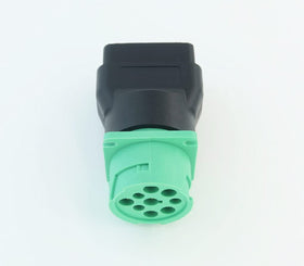 MITOB adapter connected to an ELD device showing plug‑and‑play telematics setup benefit