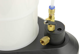 Mityvac MV7300 brake-bleeding kit connected demonstrating safe vacuum bleeding