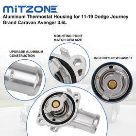 MITZONE gasket and screw included with housing for leak-free installation and convenience