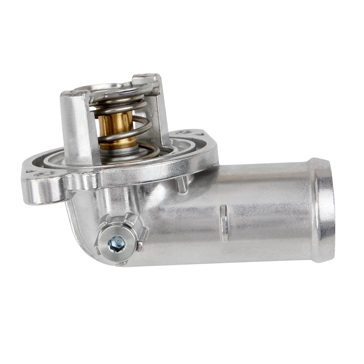 MITZONE side profile showing hose ports and flanges for easy OE-style fitment