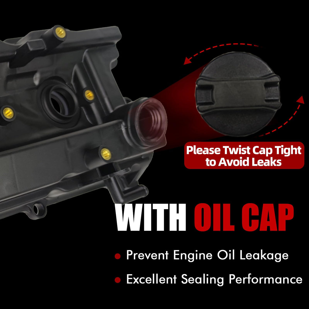 MITZONE valve covers installed on VQ35DE engine, demonstrates proper fitment