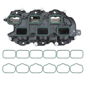 MITZONE intake manifold front view showing ports and fitment for correct replacement