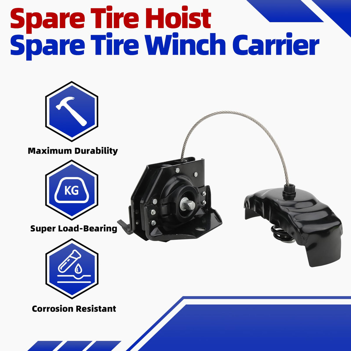 MITZONE hoist being installed in a garage setting showing simple DIY installation benefit