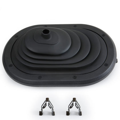 MITZONE shifter boot front view showing clean replacement and OEM fit
