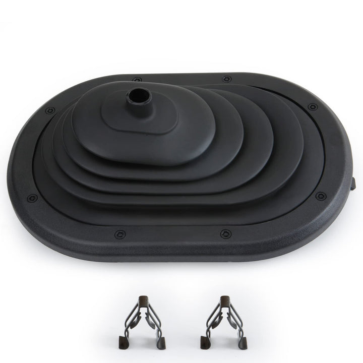 MITZONE shifter boot front view showing clean replacement and OEM fit