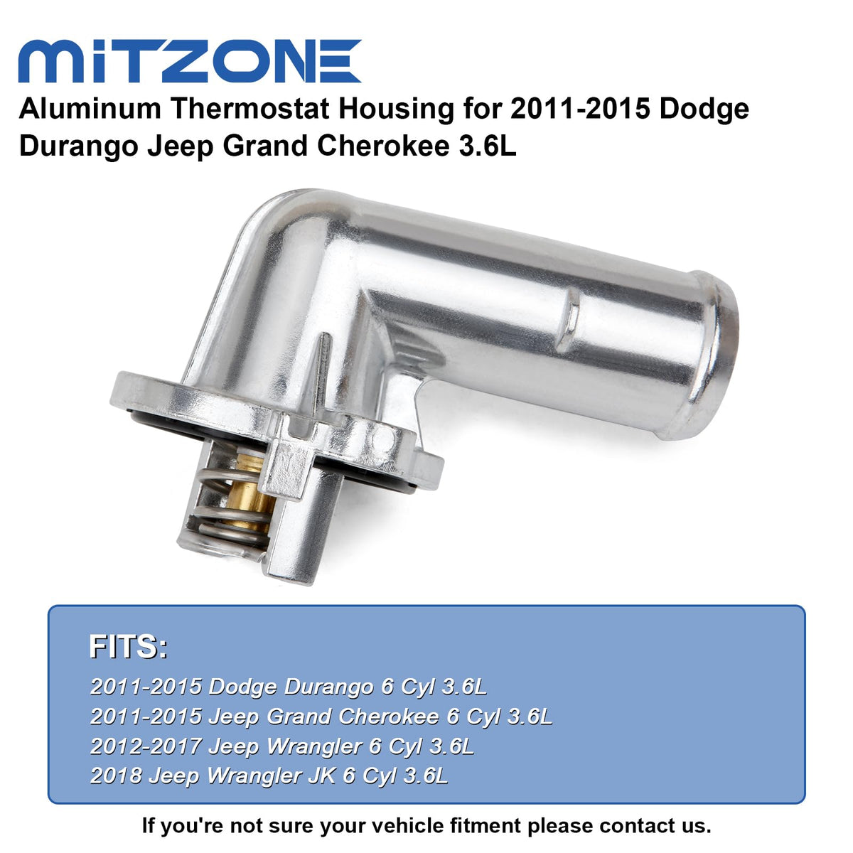 MITZONE kit layout with thermostat gasket and screw included for complete replacement