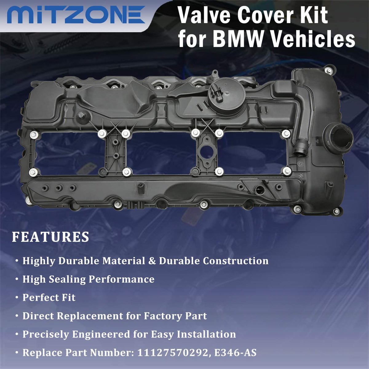 MITZONE close-up of gasket area highlighting improved seal protection