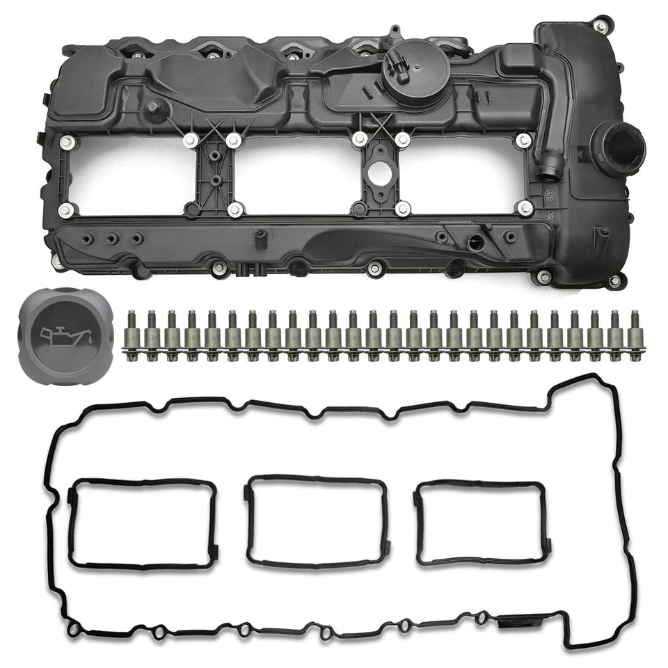 MITZONE valve cover front view showing clean fit and durable finish