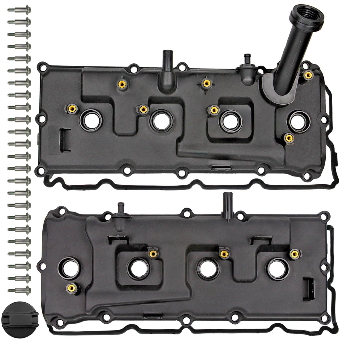 MITZONE valve cover front view showing fitment and clean finish for reliable sealing