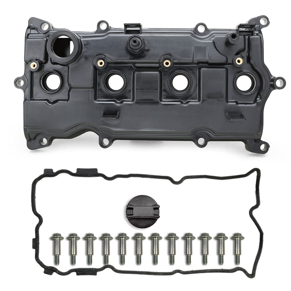 MITZONE valve cover front view showing fit and OEM-style finish for confident installation