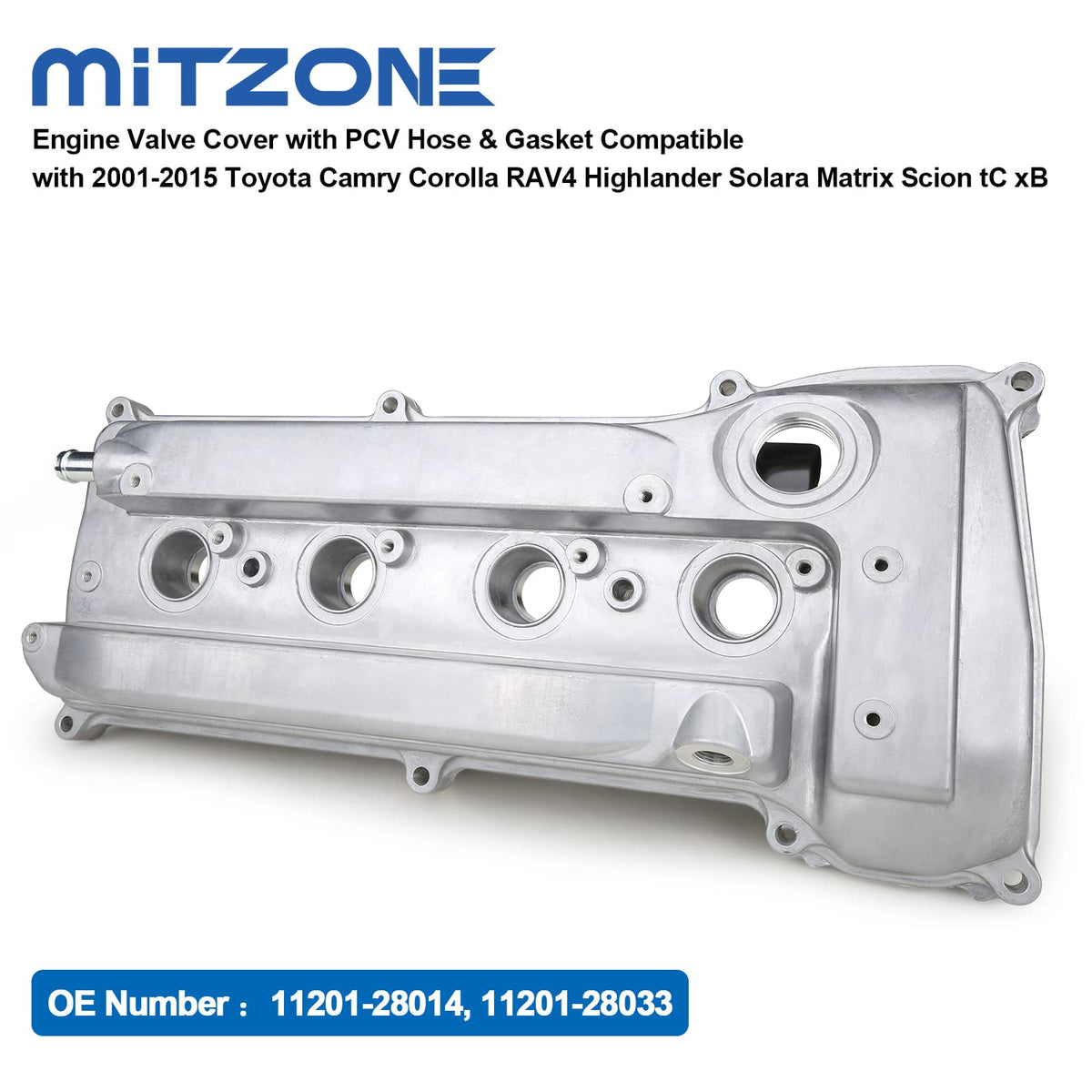 MITZONE valve cover gasket close-up showing seal profile and leak prevention benefit