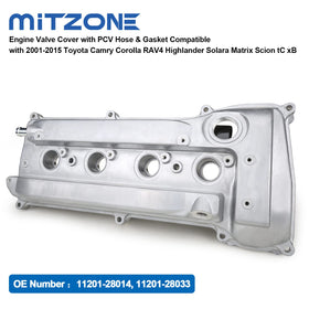 MITZONE valve cover gasket close-up showing seal profile and leak prevention benefit
