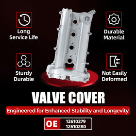 MITZONE valve cover installed in engine bay demonstrating correct fitment and reliability