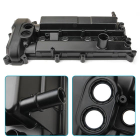 MITZONE valve cover installed in engine bay illustrating direct-fit benefit