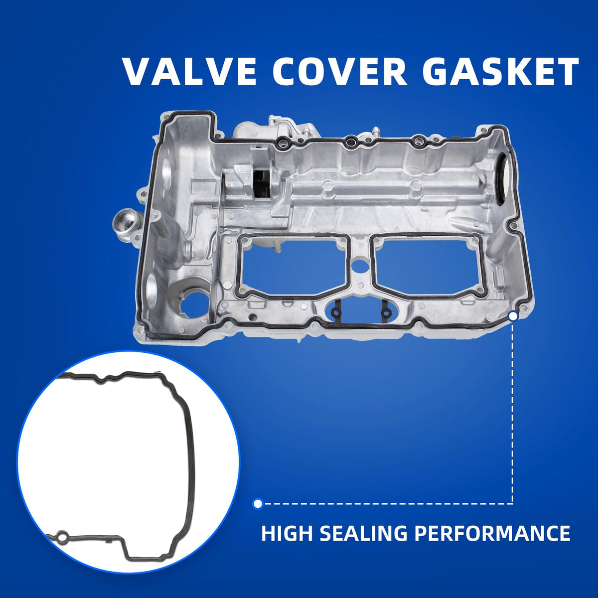 MITZONE valve cover installed on BMW N20 engine illustrating secure fit and leak prevention