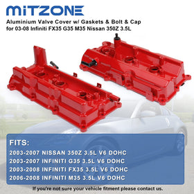MITZONE valve cover oil cap detail showing OEM-fit convenience