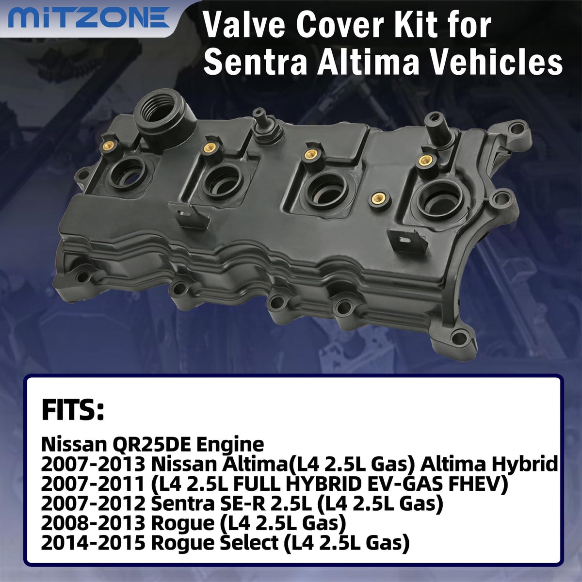 MITZONE oil filler cap close-up demonstrating secure seal and easy access