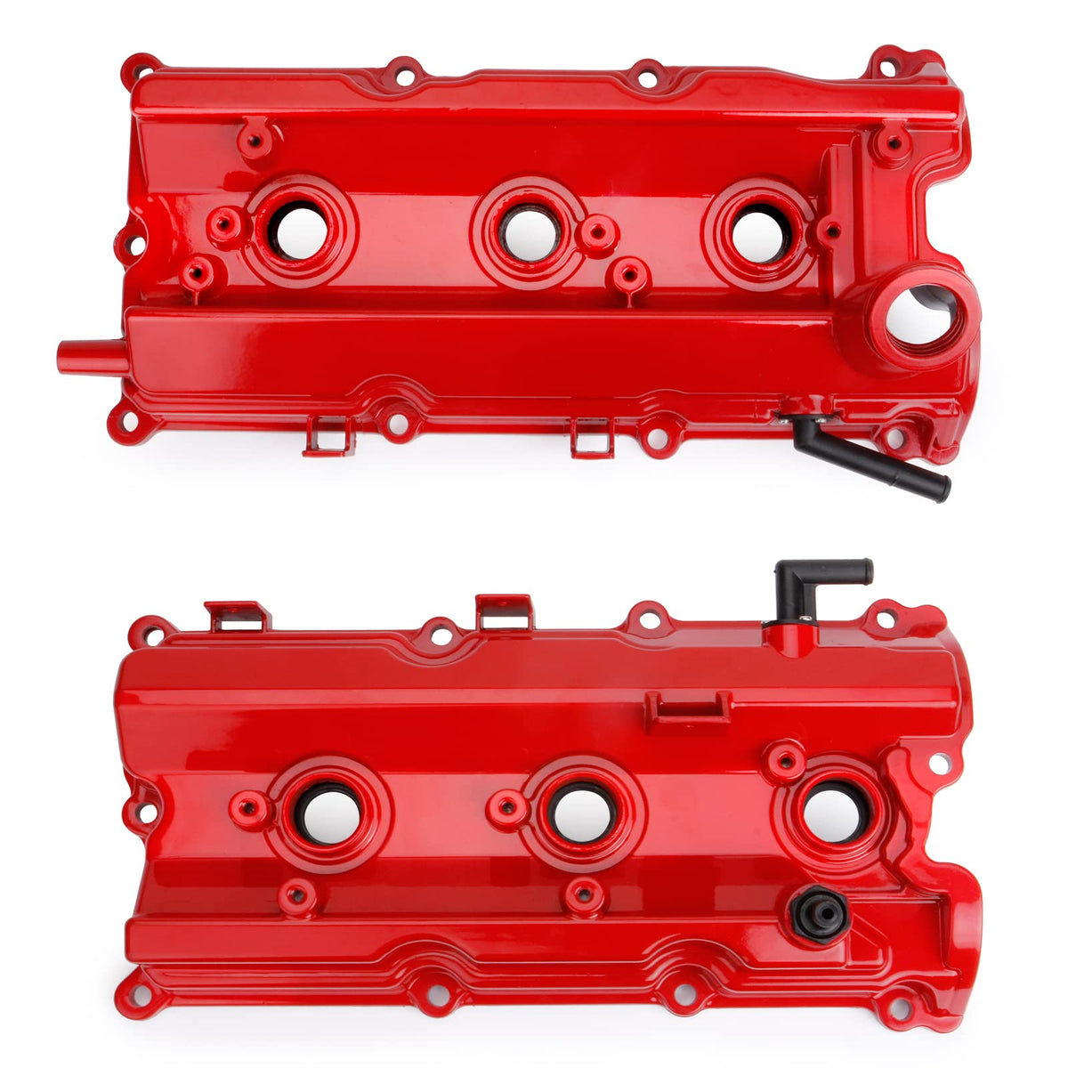 MITZONE right valve cover installed on engine showing durable finish