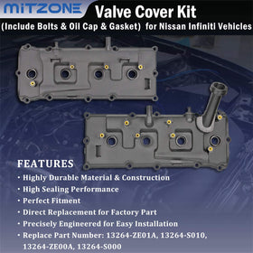 MITZONE spark plug tube seal detail demonstrating improved protection during install