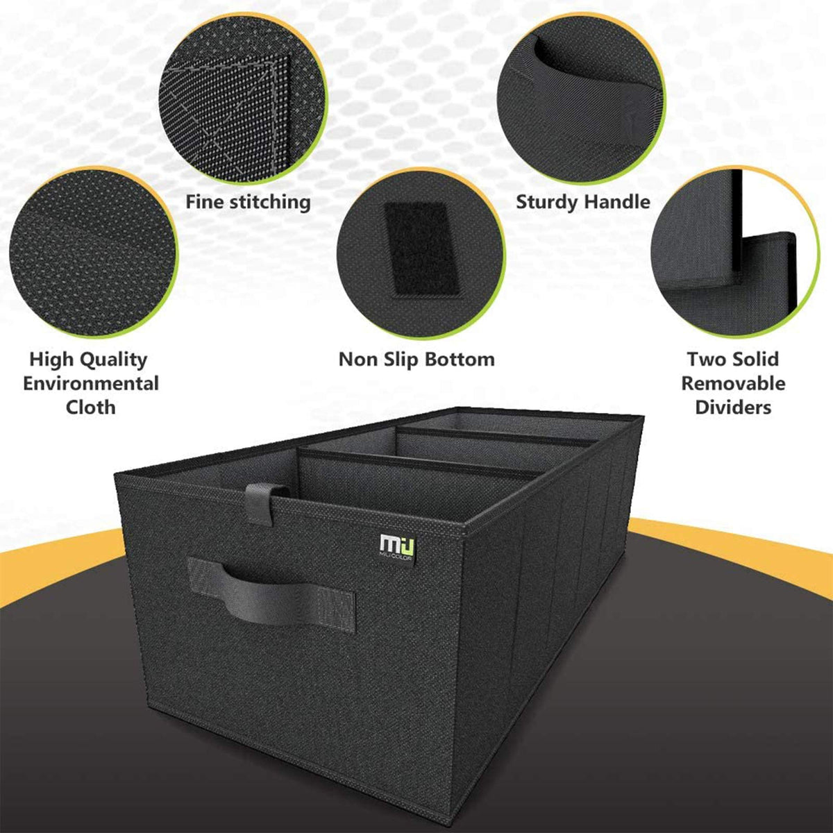 MIU COLOR close-up of non-woven fabric texture for durable protection