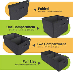MIU COLOR folded flat for compact storage saving trunk space