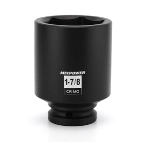 MIXPOWER front view showing socket profile and durable finish for workshop reliability