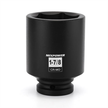 MIXPOWER front view showing socket profile and durable finish for workshop reliability